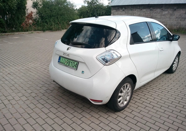 Renault Zoe cena 49800 przebieg: 62253, rok produkcji 2016 z Borne Sulinowo małe 37